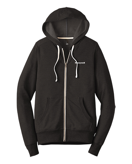 Full-Zip Hoodie in Black
