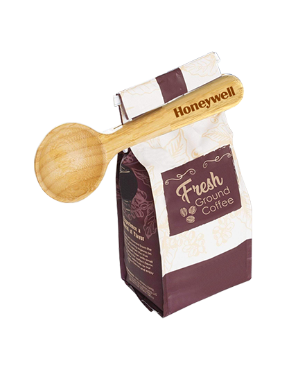 Coffee scoop with bag clip