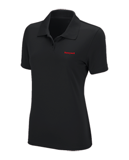 Click to view Ladies Solid Mesh Polo
